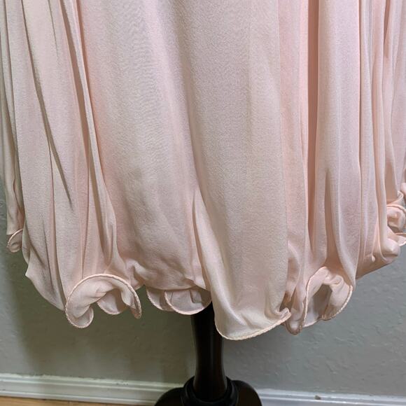 J. PETERMAN Skirt 6 Silk Ballerina Wired Ruffle‎ Layered Hem Hidden Zipper NWOT - Picture 6 of 13